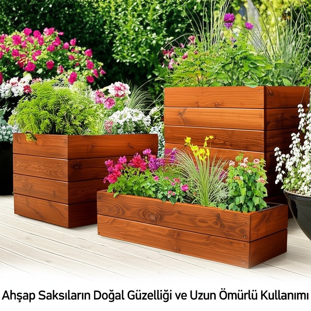 Ahşap Saksıların Doğal Güzelliği ve Uzun Ömürlü Kullanımı
