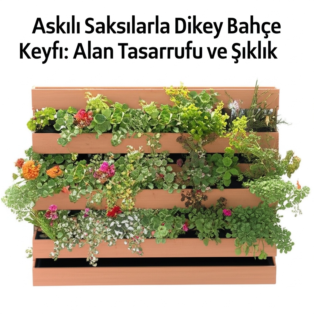 Askılı Saksılarla Dikey Bahçe Keyfi: Alan Tasarrufu ve Şıklık