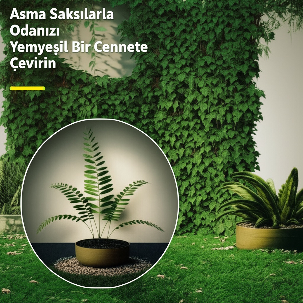 Asma Saksılarla Odanızı Yemyeşil Bir Cennete Çevirin