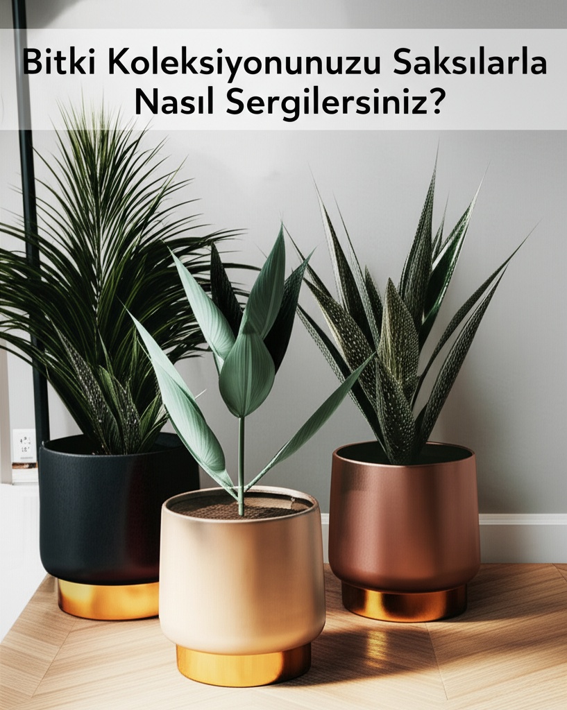 Bitki Koleksiyonunuzu Saksılarla Nasıl Sergilersiniz?