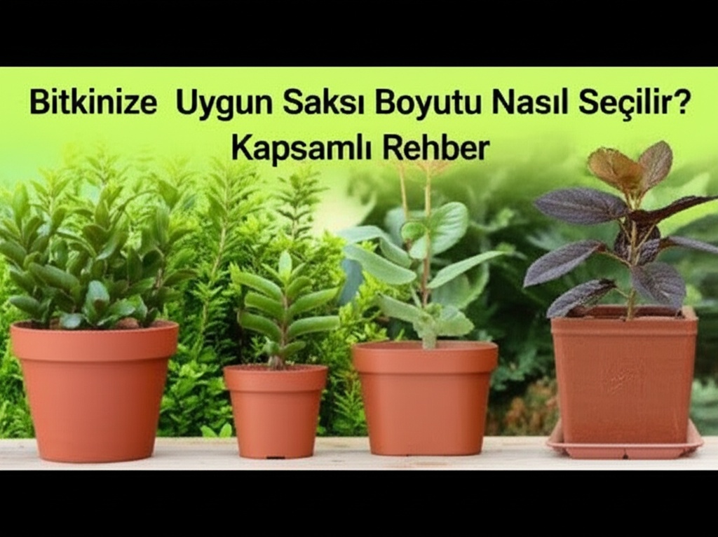 Bitkinize Uygun Saksı Boyutu Nasıl Seçilir? Kapsamlı Rehber