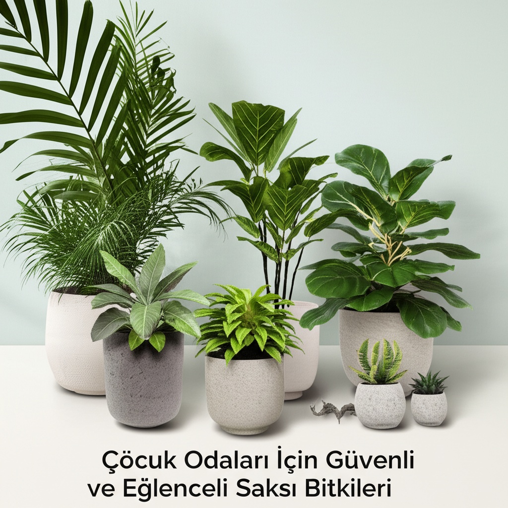Çocuk Odaları İçin Güvenli ve Eğlenceli Saksı Bitkileri