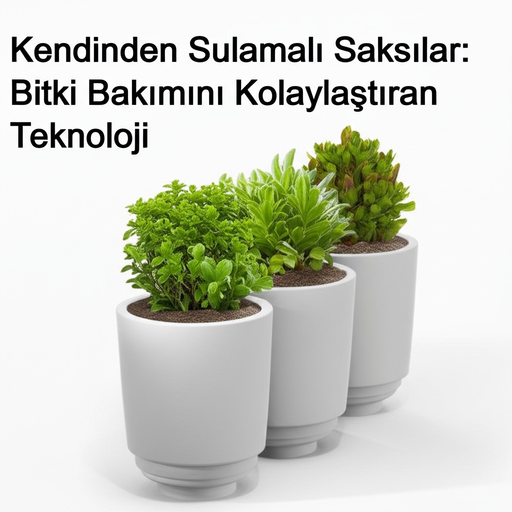 Kendinden Sulamalı Saksılar: Bitki Bakımını Kolaylaştıran Teknoloji