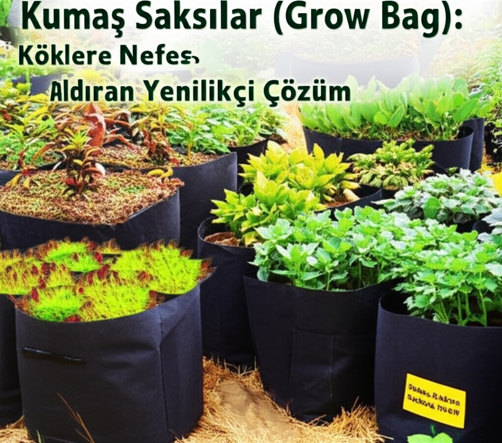 Kumaş Saksılar (Grow Bag): Köklere Nefes Aldıran Yenilikçi Çözüm