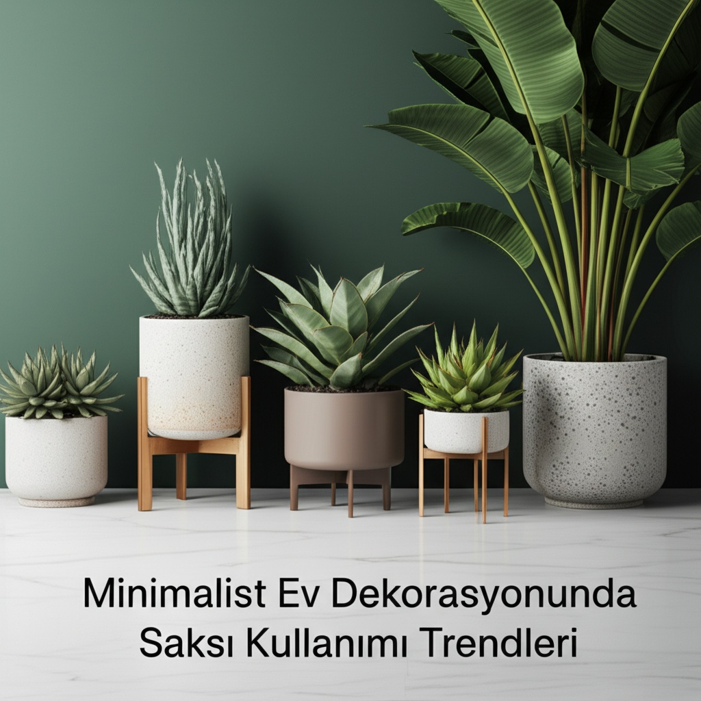 Minimalist Ev Dekorasyonunda Saksı Kullanımı Trendleri