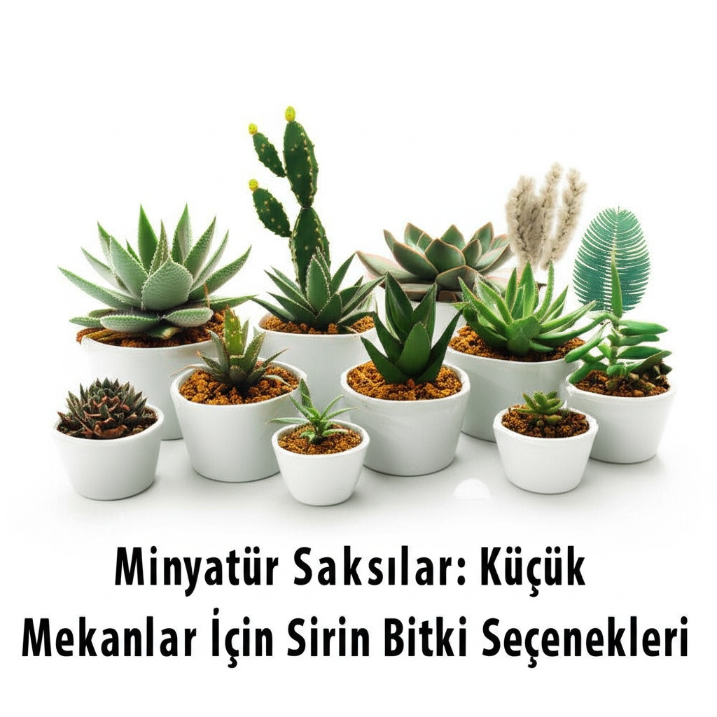 Minyatür Saksılar: Küçük Mekanlar İçin Şirin Bitki Seçenekleri
