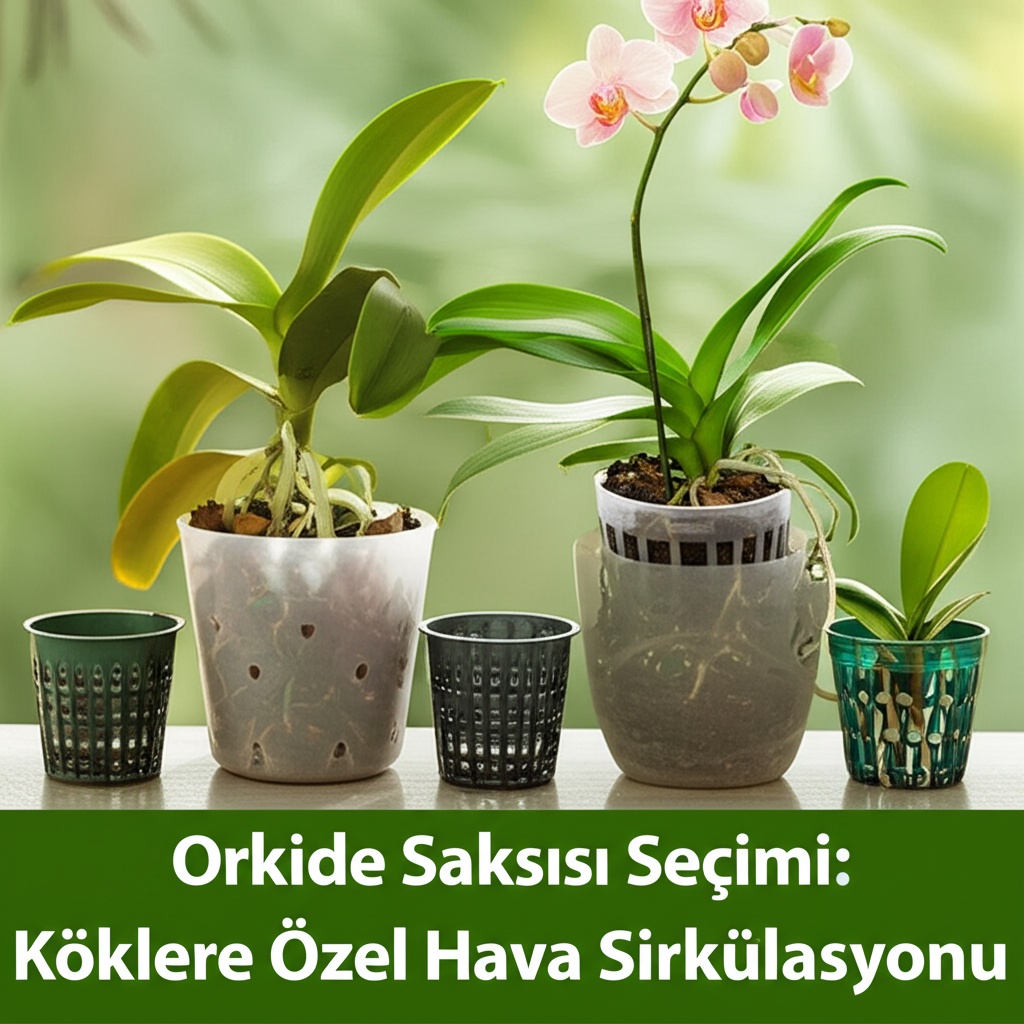 Orkide Saksısı Seçimi: Köklere Özel Hava Sirkülasyonu