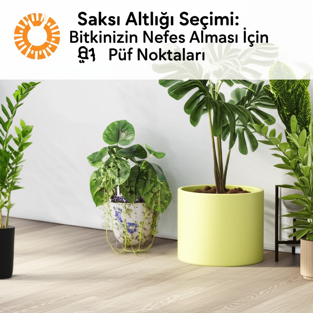 Saksı Altlığı Seçimi: Bitkinizin Nefes Alması İçin Püf Noktaları