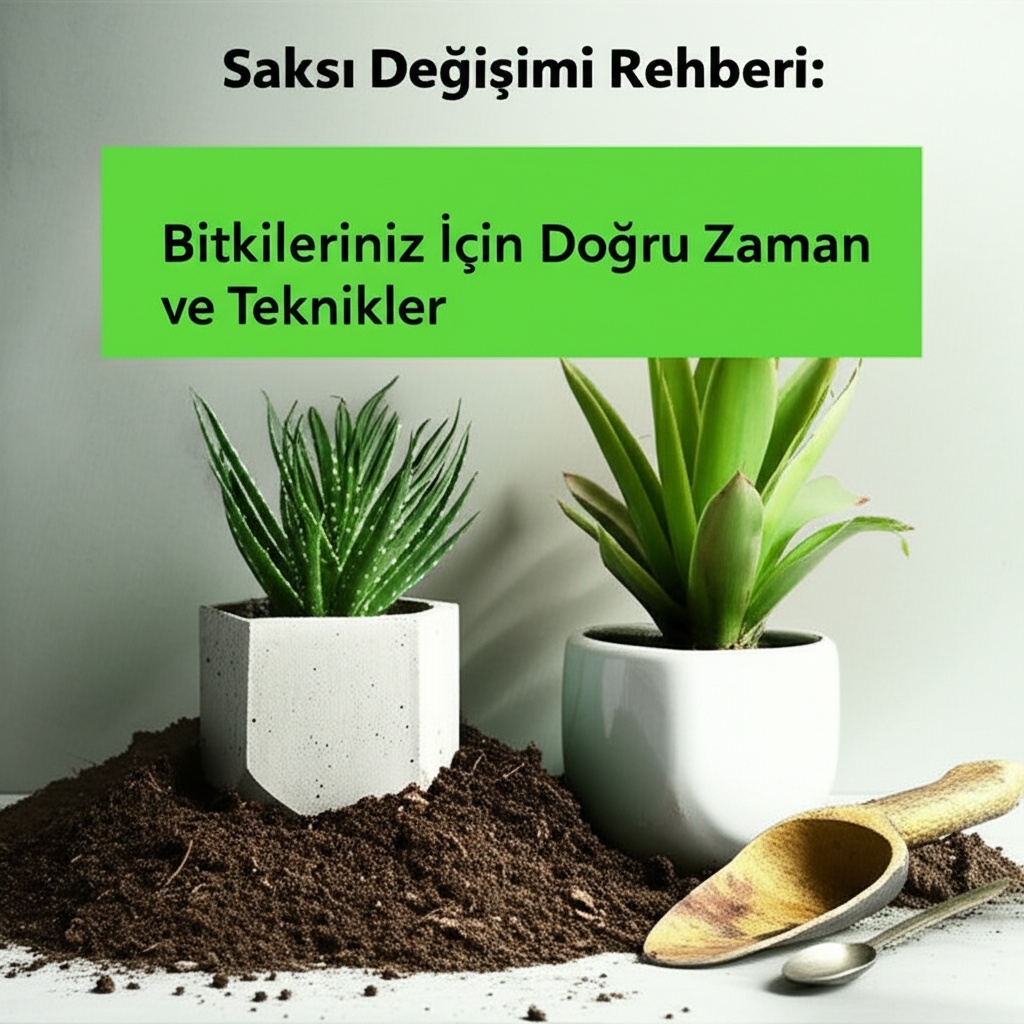 Saksı Değişimi Rehberi: Bitkileriniz İçin Doğru Zaman ve Teknikler