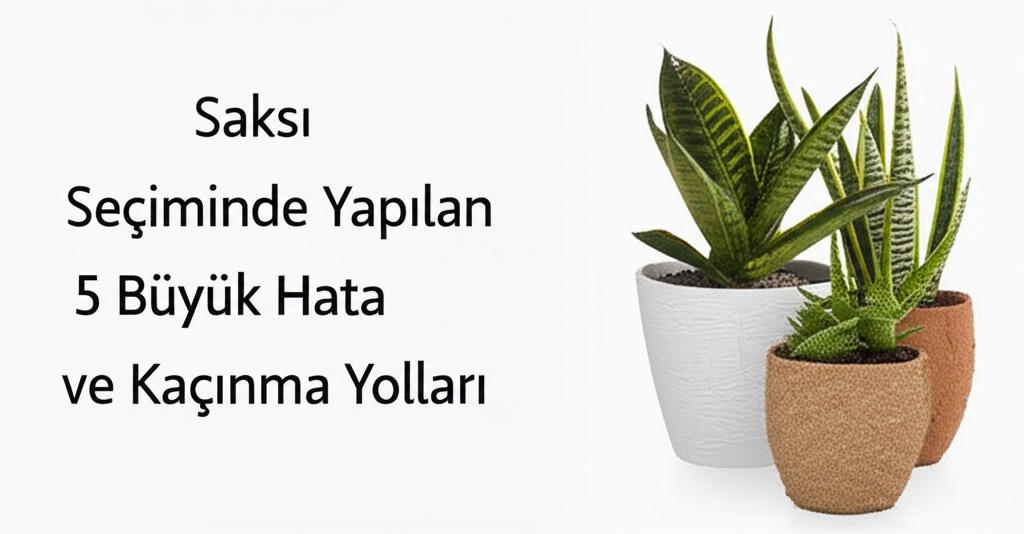 Saksı Seçiminde Yapılan 5 Büyük Hata ve Kaçınma Yolları
