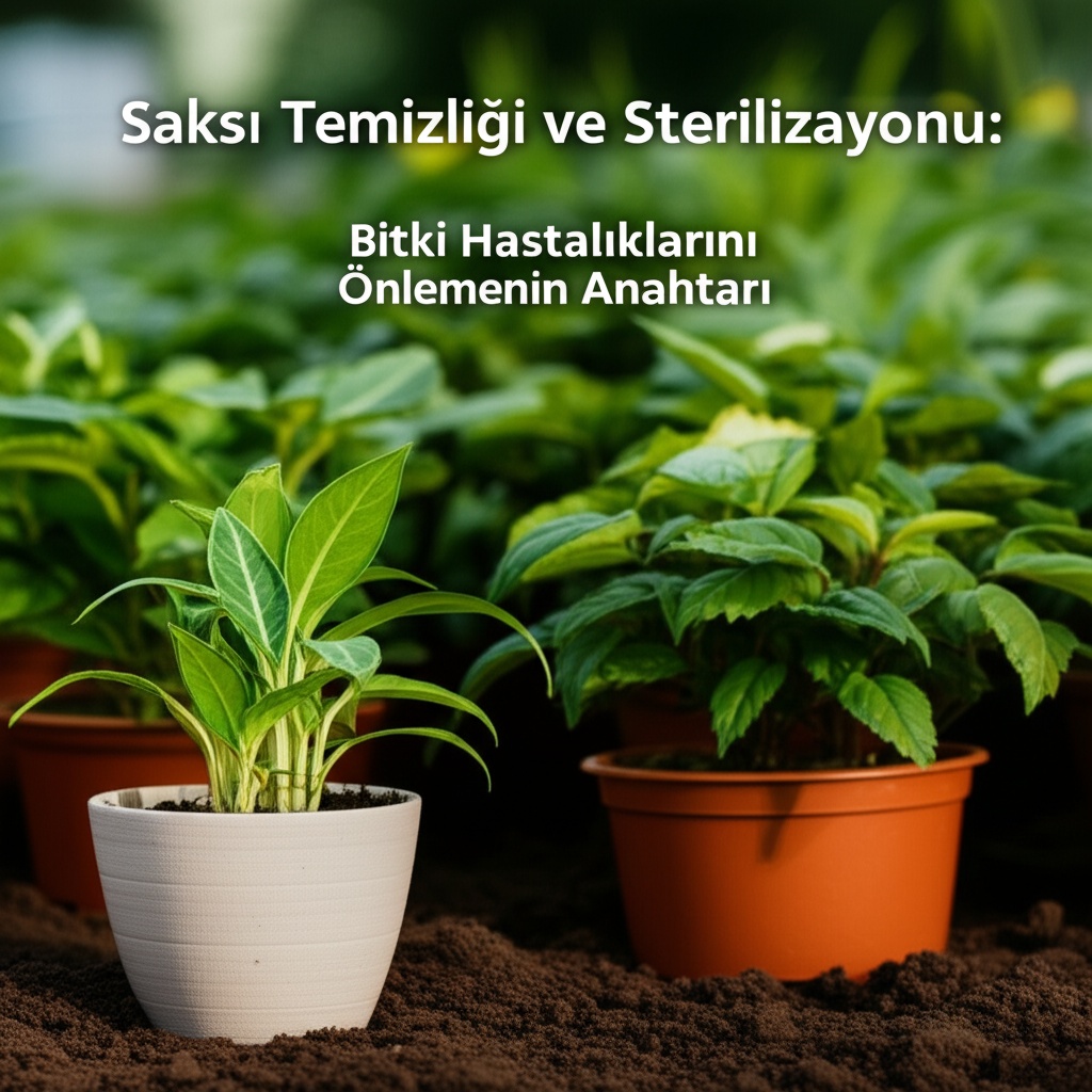 Saksı Temizliği ve Sterilizasyonu: Bitki Hastalıklarını Önlemenin Anahtarı