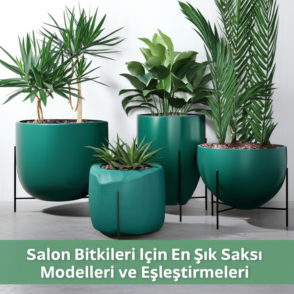Salon Bitkileri İçin En Şık Saksı Modelleri ve Eşleştirmeleri