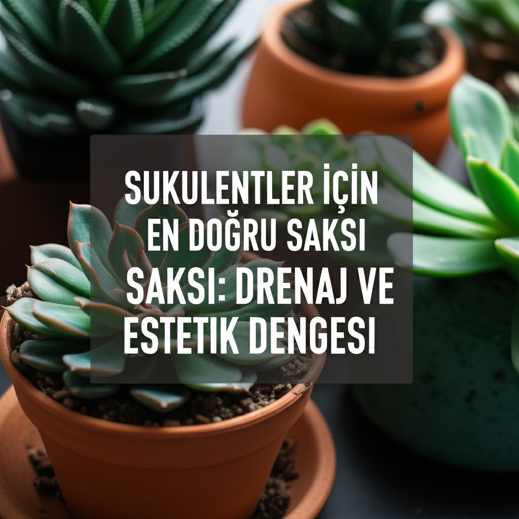 Sukulentler İçin En Doğru Saksı: Drenaj ve Estetik Dengesi