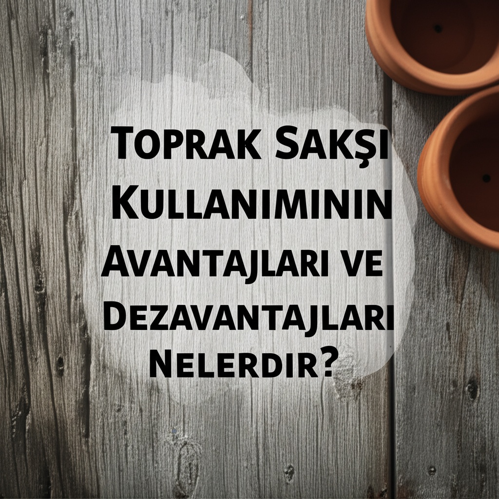 Toprak Saksı Kullanımının Avantajları ve Dezavantajları Nelerdir?
